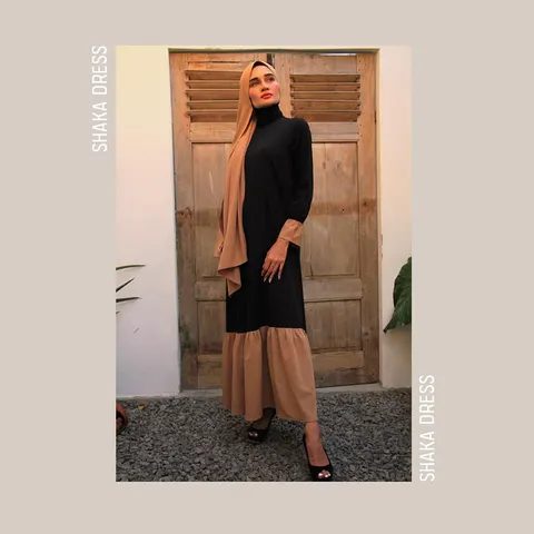 Light brown and Black, choose your favorite shade for SHAKA DRESS by Renata Label (316.000)