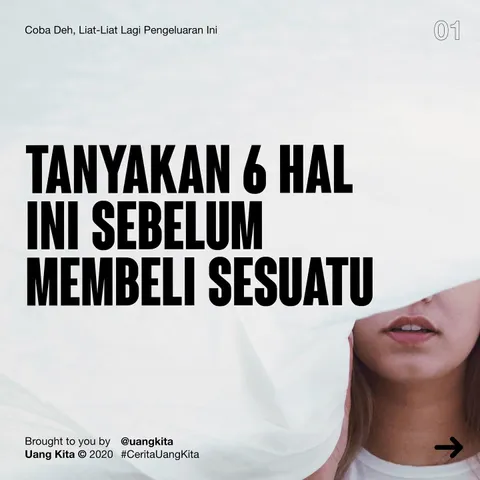 Penyesalan itu datangnya belakangan. Barang yang udah dibeli nggak terlalu berguna malah bikin cashf