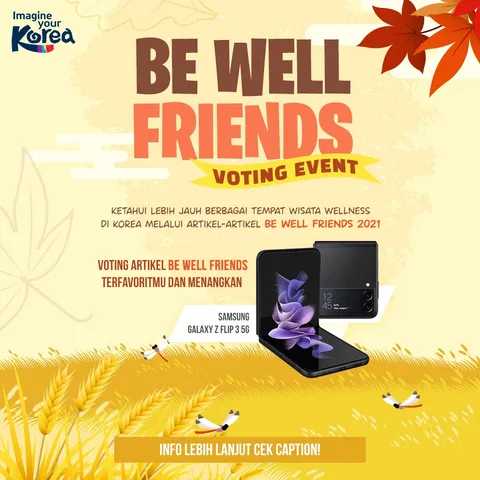 Chingu! Masih ingat kan sebelumnya KTO sempat cari 5 orang untuk dijadikan Be Well Friends 2021? 

I