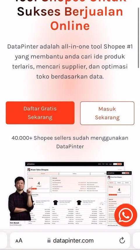 Soft launching our web-based tool! DataPinter kembali dengan aplikasi web-based nya yang bisa temen-