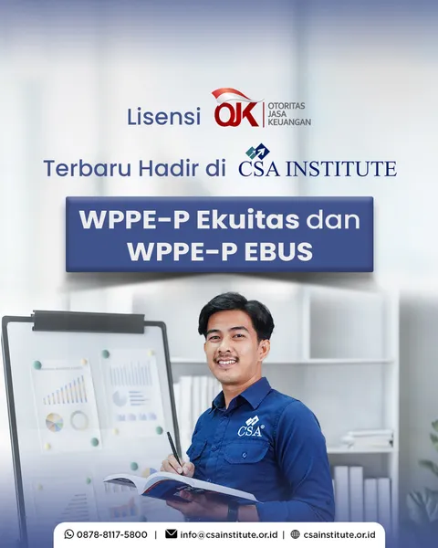 WPPE-P Ekuitas dan WPPE-P EBUS Hadir di CSA Institute!

Yuk daftarkan diri Sobat sekarang juga, untu