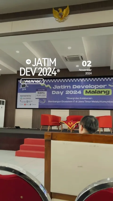 Seru banget acara hari ini di JATIM DEV 2024

#programmer #programming #jatimdevday #umm #fronted #b