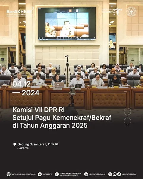 Kabar baik untuk sektor ekonomi kreatif Indonesia nih, Sob!🤩 

Total pagu anggaran di tahun 2025 be