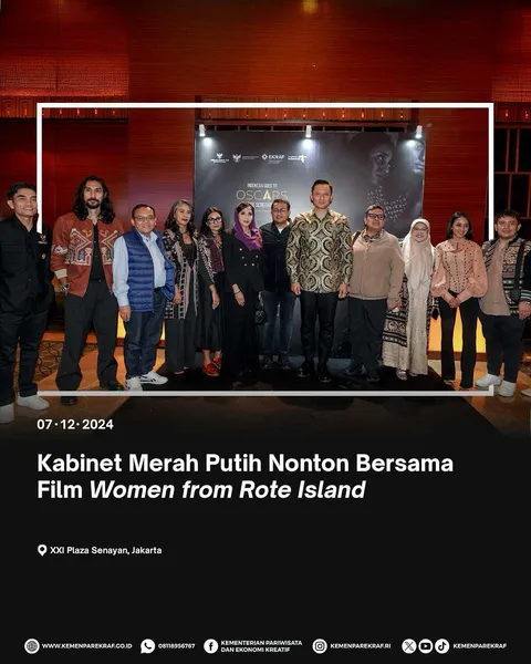 Diinisiasi oleh @lsf_ri, @bekrafid dan @kemenkebud mengadakan acara nonton bareng film @womenfromrot