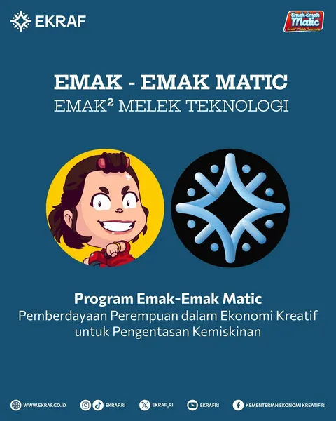 📢 Siap-Siap, Perempuan Hebat di Indonesia! 🚀

Kementerian Ekonomi Kreatif (Kemenekraf) bareng Educ