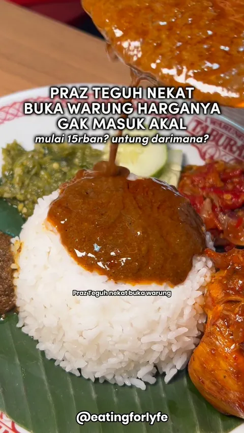 PRAZ TEGUH NEKAT BUKA WARUNG HARGANYA GAK MASUK AKAL MULAI 15K UNTUNG DARIMANA ⁉️
.
Dari standup kom