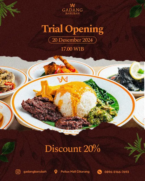 ✨ Hari ini adalah awal dari perjalanan kami. ✨
Padang Gadang Barubah membuka pintunya untuk Anda.

M