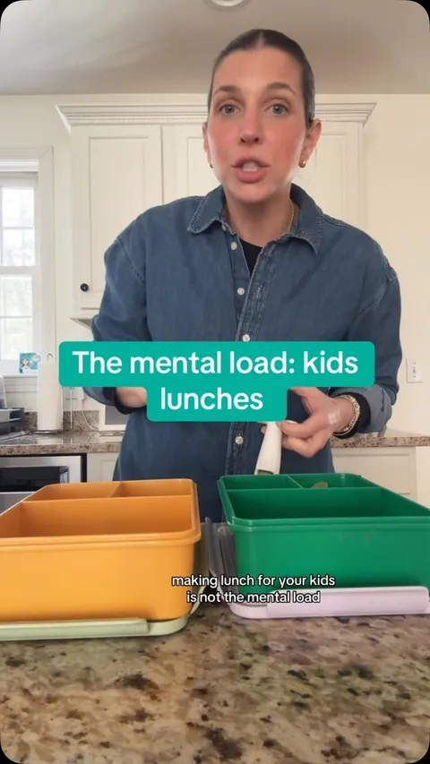 The mental load is not the physical task or act of making lunches. It’s all of the thought that goes