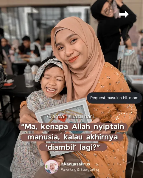 Dialog tentang kehidupan sama anak 5 tahun? 🤔🤯

[SAVE & SHARE buat dibaca lagi nanti.]

Buat yang