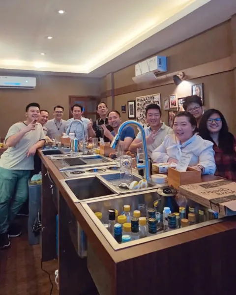 IFGF Business Visit: Visiting our friends William & Korintia's business at IEBNAG Bar @korintiamulia