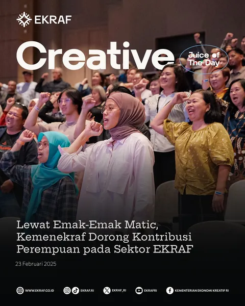 Wamenekraf dukung strong women Indonesia alias emak-emak buat berkontribusi di industri digital! 👑