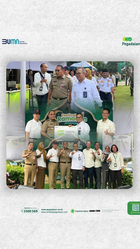 ✨Festival Ramadhan PT Pegadaian Kanwil VIII Jakarta 1 Resmi Dibuka!✨
Kemeriahan Ramadhan semakin te