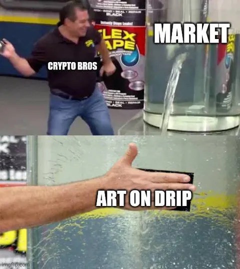 Close your chart.
Collect more art.
