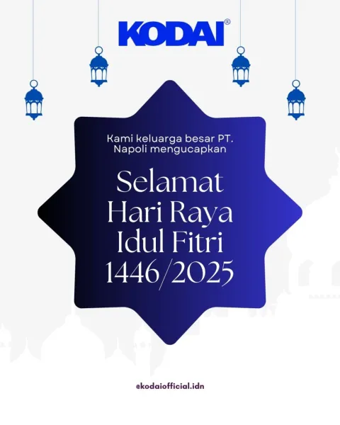 Selamat Idul Fitri 1446 H, dari kami PT Napoli. Mohon maaf lahir dan batin 🙏. Semoga kebersamaan da