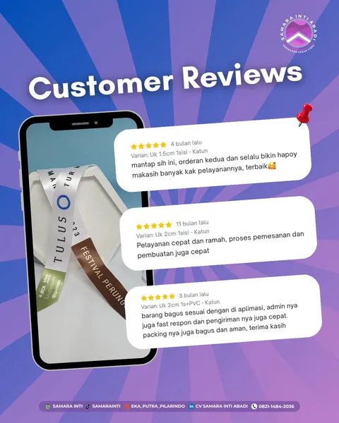 ✨ Best feeling? Bukan cuma pas paket dateng, tapi pas baca review dari kalian! 😭💌

Setiap kalimat