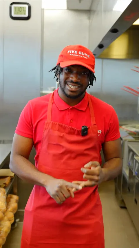 Even our team has a favourite! 🍔✨ Here’s what our crew loves to order—what’s your go-to Five Guys c