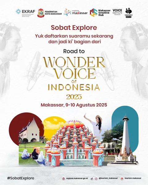 #SobatExplore, siap tunjukkan suara terbaikmu?🎙️

Road to Wonder Voice of Indonesia 2025 hadir di M