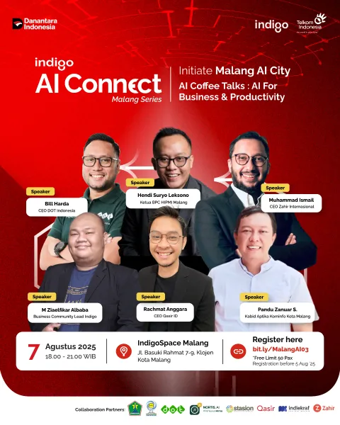 Majukan Bisnismu dengan AI! 🚀

Panggilan untuk para inovator, pengusaha, dan penggiat AI di Malang!
