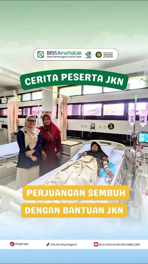 Cerita Peserta JKN :

Cerita pasien HD ini jadi bukti bahwa gotong royong iuran peserta JKN benar-be