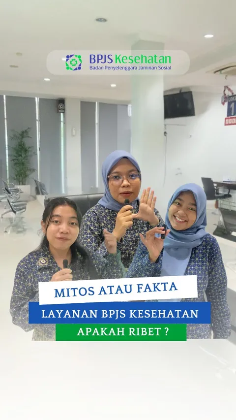 Mitos atau Fakta
Banyak yang bingung dan pasa ngira layanan BPJS Kesehatan itu ribet?🤣
Nyatanya lay