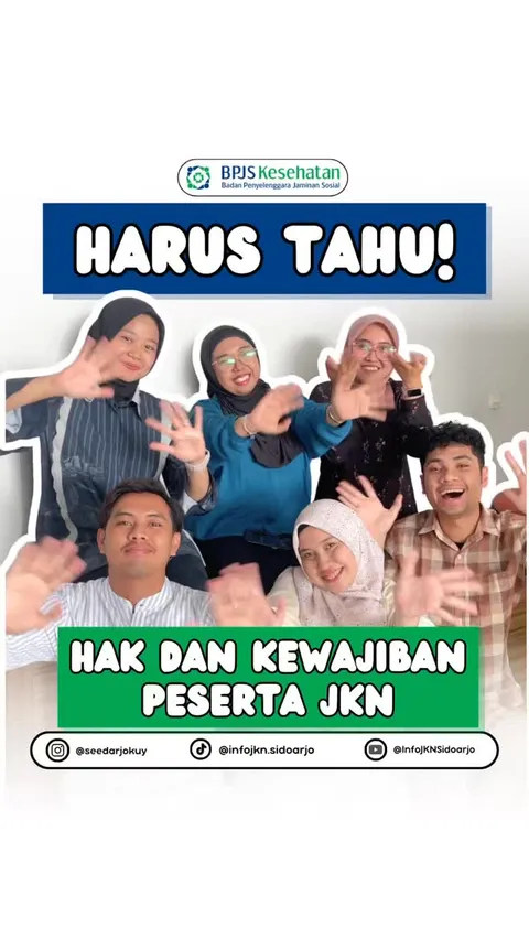 Yuk cari tau apa saja hak dan kewajiban peserta JKN👀🤔

#bpjskesehatan 
#hakpesertajkn
#kewajibanpe
