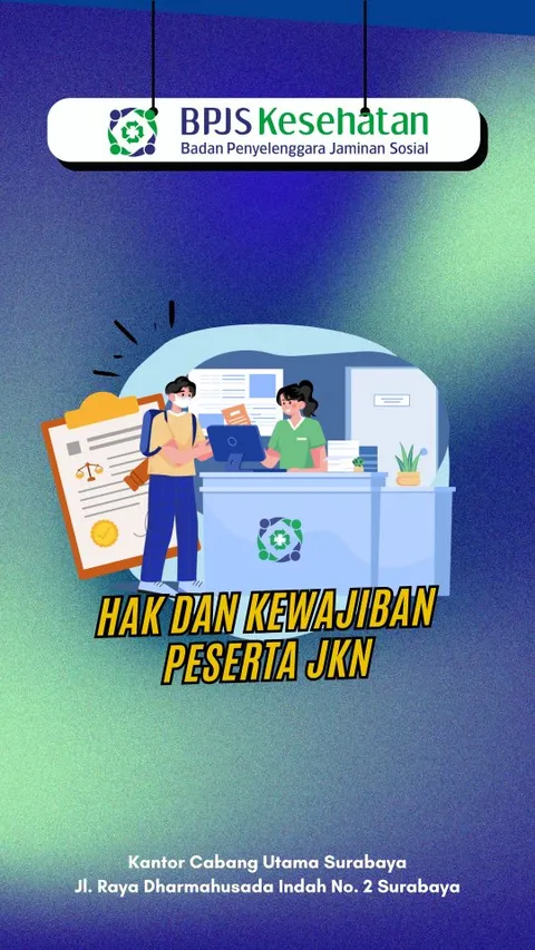 Halo Sobat JKN
Yuk simak apa saja hak dan kewajiban peserta JKN�
BPJS Kesehatan!
Pelayanan yang M