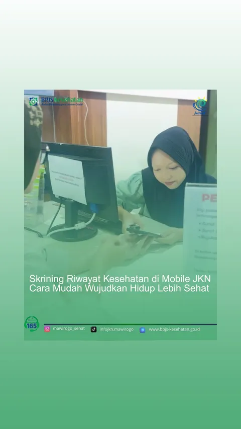 Dengan skrining riwayat kesehatan lewat Mobile JKN, proses pelayanan di FKTP bisa berjalan lebih cep