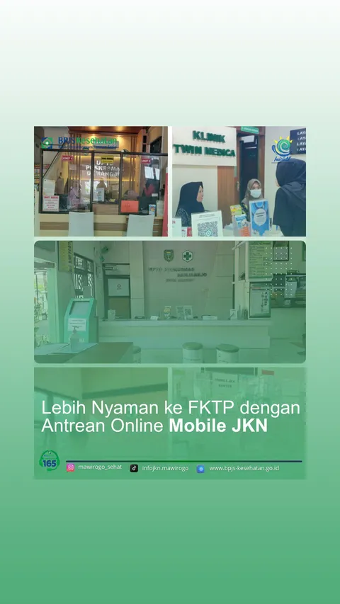 Sekarang ke FKTP jadi lebih praktis. Cukup buka aplikasi Mobile JKN, pilih jadwal kunjungan, dan nom