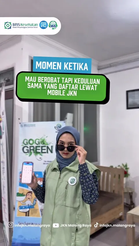 🔊Sobat JKN, sekarang nggak perlu lagi datang pagi-pagi ke FKTP buat ambil nomor antrean! 🎉
Gunakan