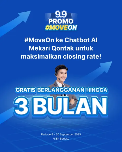 Saatnya upgrade customer service bisnis kamu!
Nikmati GRATIS berlangganan hingga 3 bulan dengan Me