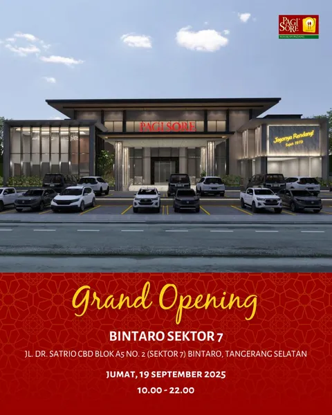 ✨ GRAND OPENING  PAGI SORE SEKTOR 7✨

The wait is over, 
Pagi Sore kini hadir lebih dekat di Sektor