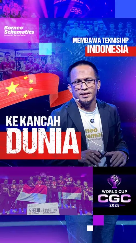 Indonesia Team at CGC WorldCup 2025, Shenzen, China 17-18 September 2025 ... Thank Team telah membe