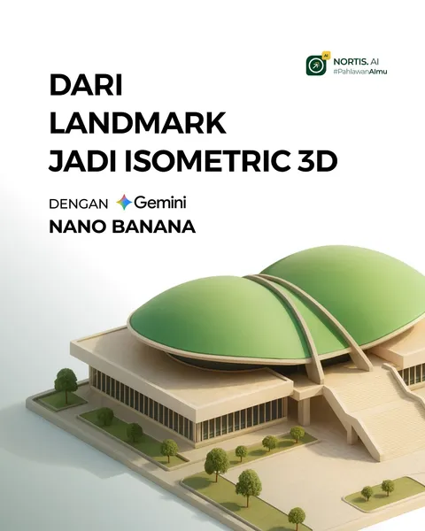 Mau PROMPTnya kirim ke DM? Comment MAUPROMPT 🔥👇 #ai #artificialintelegent #nortisai #nanobanana