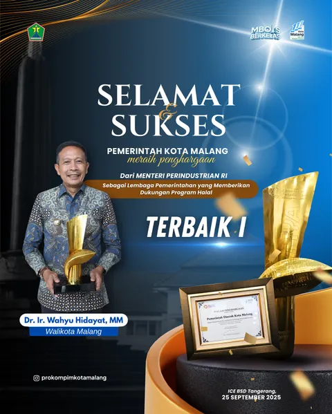 KOTA MALANG kembali meraih menorehkan prestasi!

Penghargaan tersebut dari MENTERI PERINDUSTRIAN RI,