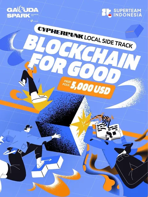 Indonesia hadir di Cypherpunk Colosseum lewat jalur lokal spesial bersama Garuda Spark dari Komdigi!