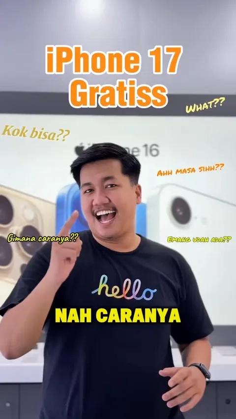Syaratnya gampang banget kan heheh
#i̇phone17 #iphone17promax #readystok #kendari #kendariinfo #sul