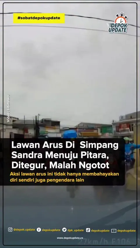Aksi Nekat yang Bisa Berujung Petaka!

Sejumlahnengendara motor terekam melintas melawan arah di kaw