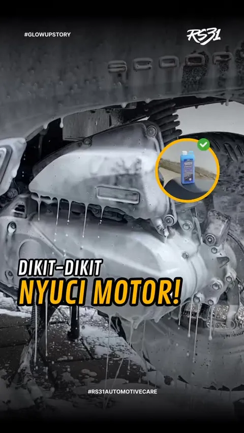 Nyuci motor mulu kerjaannya, masuk angin baru tau rasa😆

Order "Klik Link di BIO"
Shopee : RS31 Off