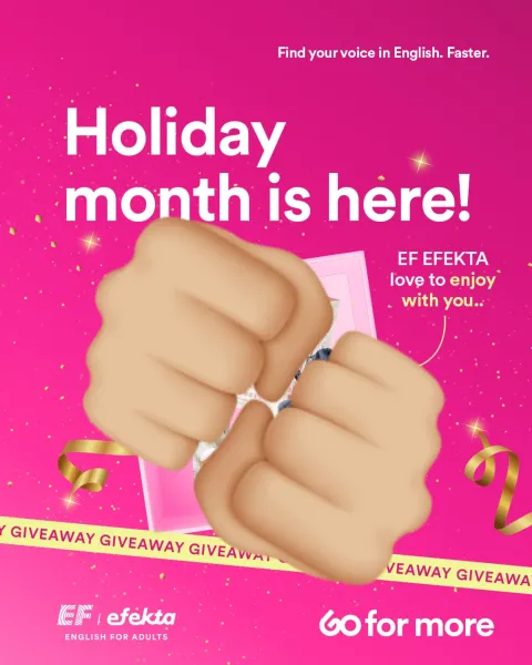 Holiday Month is here! 
EF EFEKTA love to enjoy with you.. 

Share this post and tell us: "What you