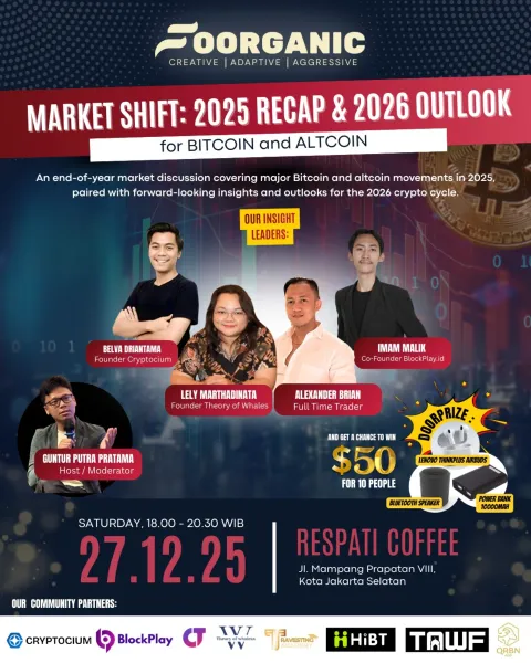 MARKET SHIFT: 2025 RECAP & 2026 OUTLOOKBitcoin & Altcoin tidak lagi bergerak seperti siklus lama.202