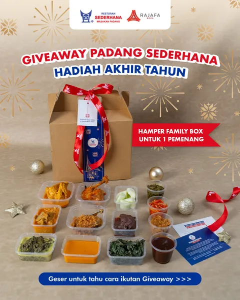 🎁✨🎉🎉Jelang akhir tahun waktunya berbagi kebahagiaan. Jadi gini, @sederaha.rajafa mau bagi-bagi gi