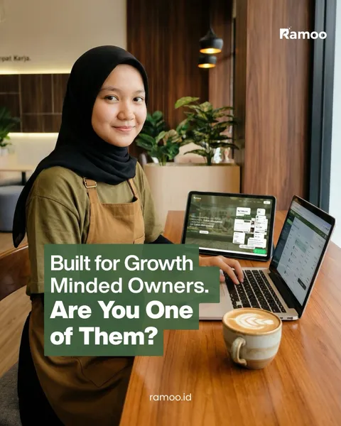 RAMOO tidak didesain untuk semua orang

Kami hadir khusus untuk para pemilik bisnis F&B dari skala r