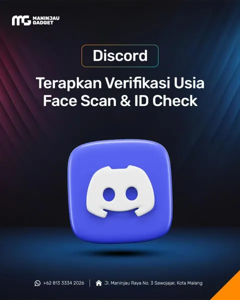 🚨 Discord Terapkan Verifikasi Usia Mulai Maret
Discord kini wajibkan pengguna 13+ verifikasi usia l