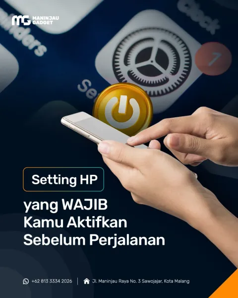 Perjalanan jauh itu bukan cuma soal bensin penuh.
HP kamu juga harus siap jalan 📱
Baterai boros, s