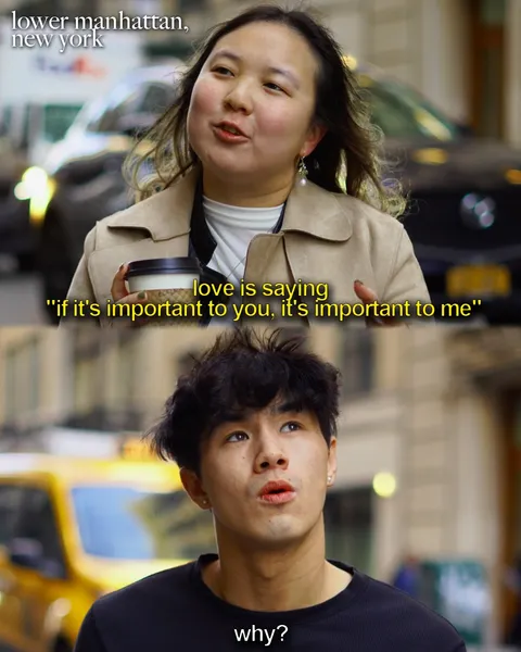 love is saying “if it’s important to you, it’s important to me”