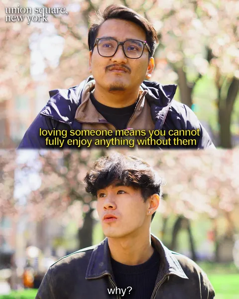 loving someone means you cannot fully enjoy anything without them