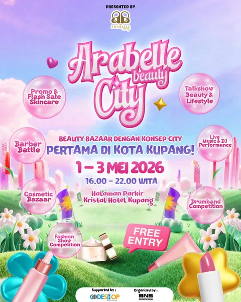ARABELLE BEAUTY CITY 2026
Something exciting is coming to Kupang‼️
Untuk pertama kalinya, hadir b