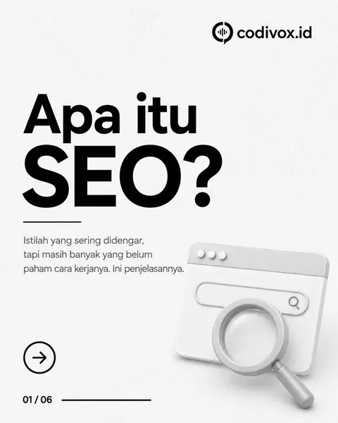 Website sudah punya, tapi belum muncul di Google? ๐
SEO membantu website lebih mudah ditemukan cal