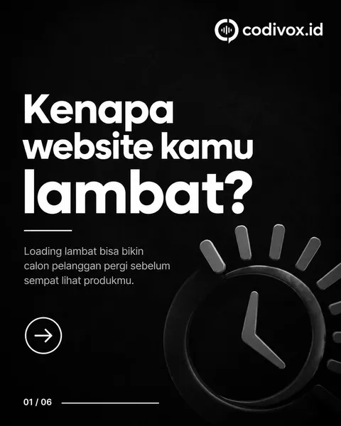 Website kamu lambat? Bisa jadi ini penyebabnya.โก
Ukuran gambar, hosting, plugin berlebihan, hingga