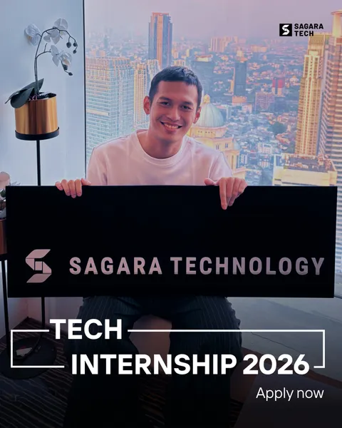 SAGARA TECH IS HIRING

Ready for your next experience?

We’re opening Internship 2026 opportunities